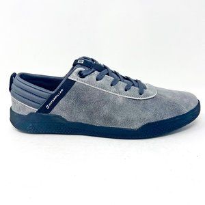 Caterpillar CAT Hex Glacier Grey Black Mens Suede Casual Sneakers P724183